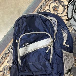 Navy Blue L.L. Bean Backpack